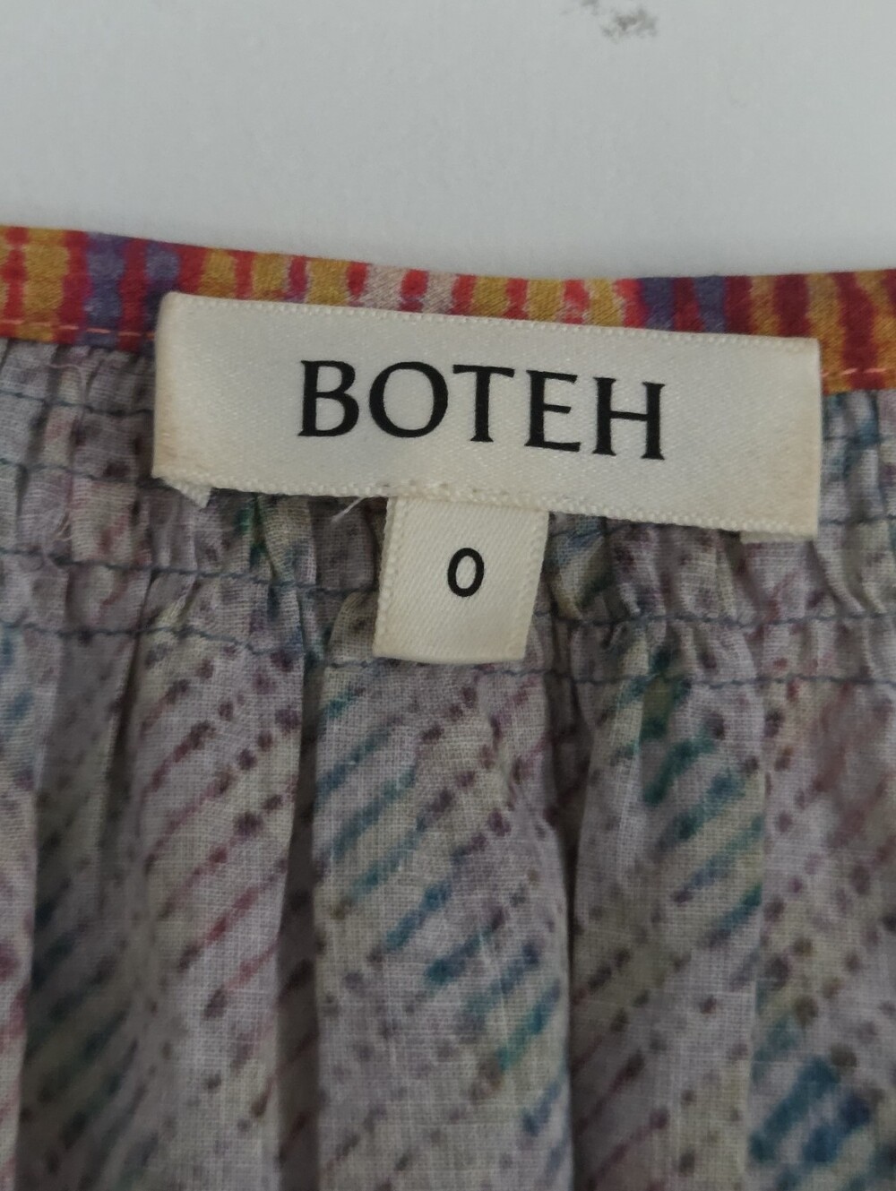 Boteh Rust Multicolor Boho Tunic Dress - Picture 5 of 5